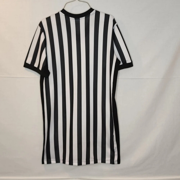 Dalco Athletic Referee Shirt Top Jersey Black & White Medium - Picture 6 of 6